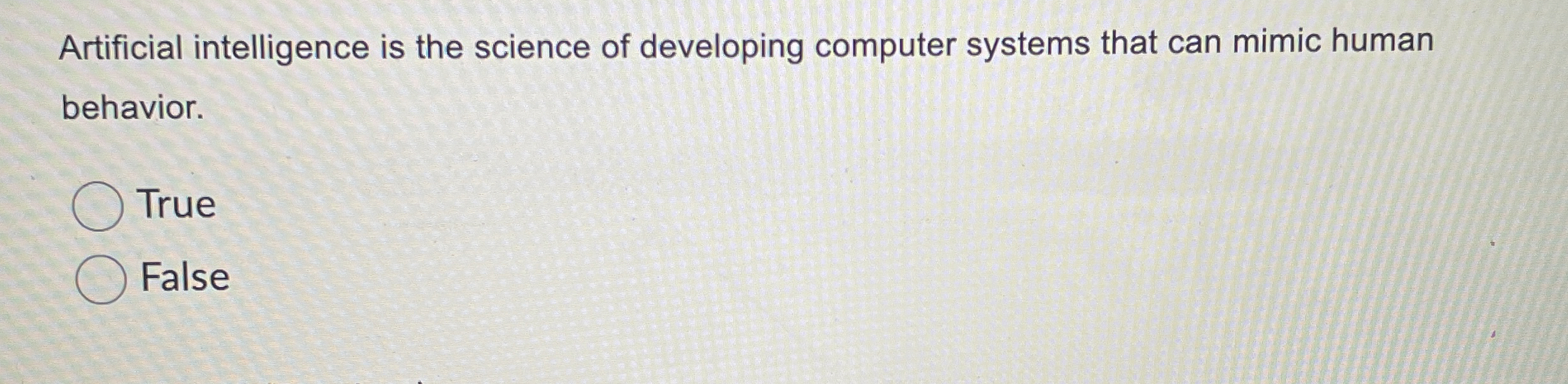 Artificial intelligence is the science of