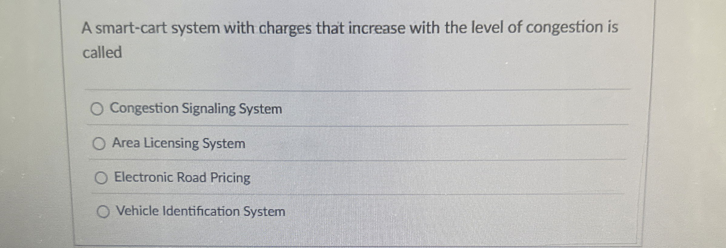 A smart - cart system with charges that increase