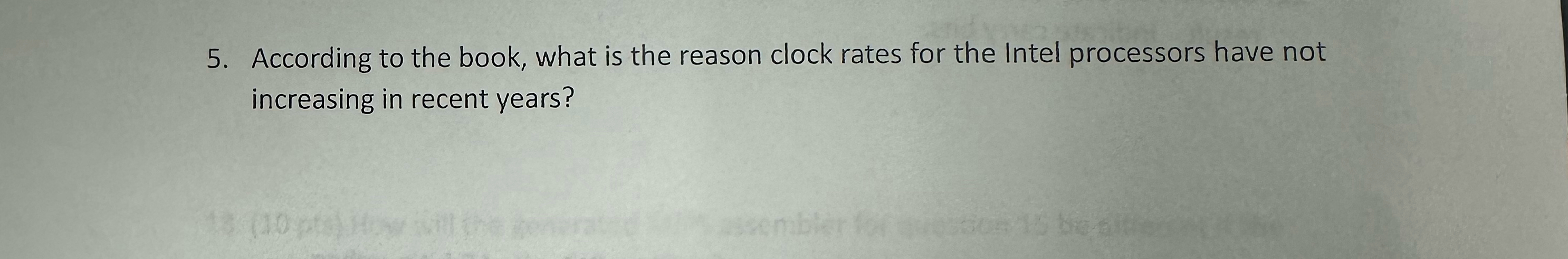 According to the book, what is the reason clock