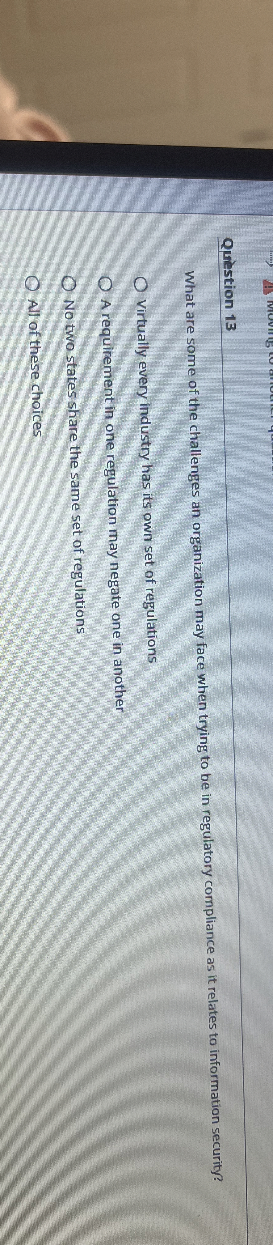 Quiestion 1 3 What are some of the challenges an