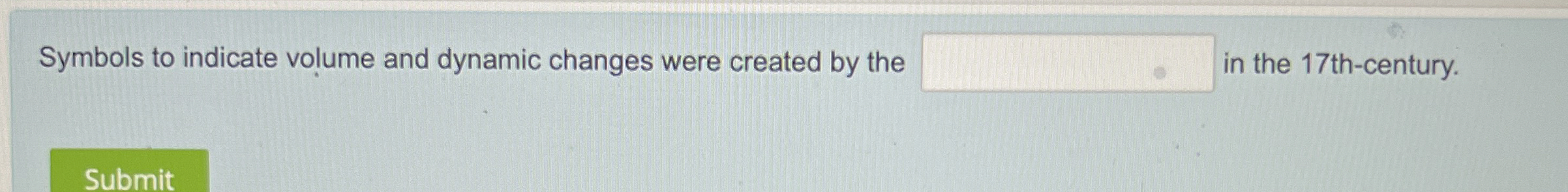 Symbols to indicate volume and dynamic changes