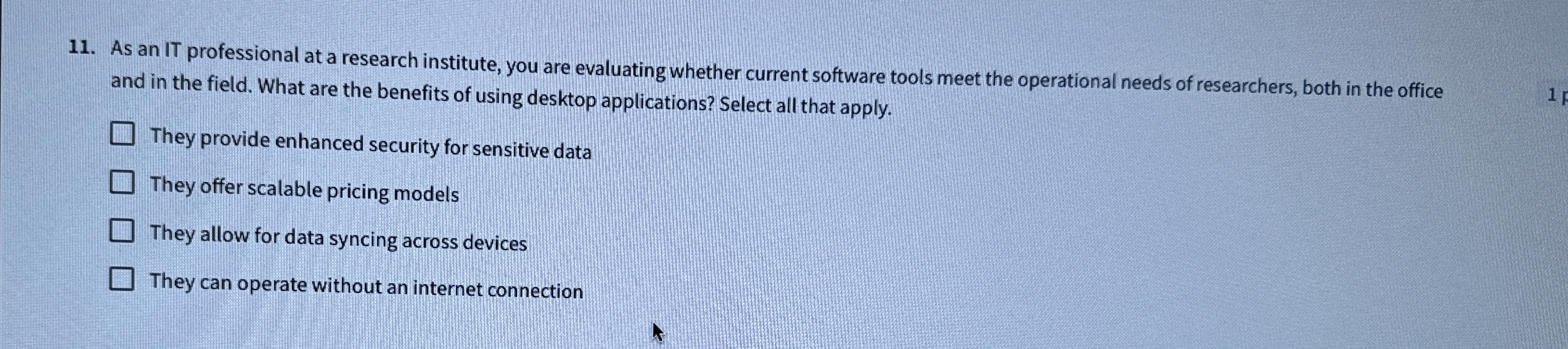 As an IT professional at a research institute,