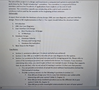 The aim of this project is to design and