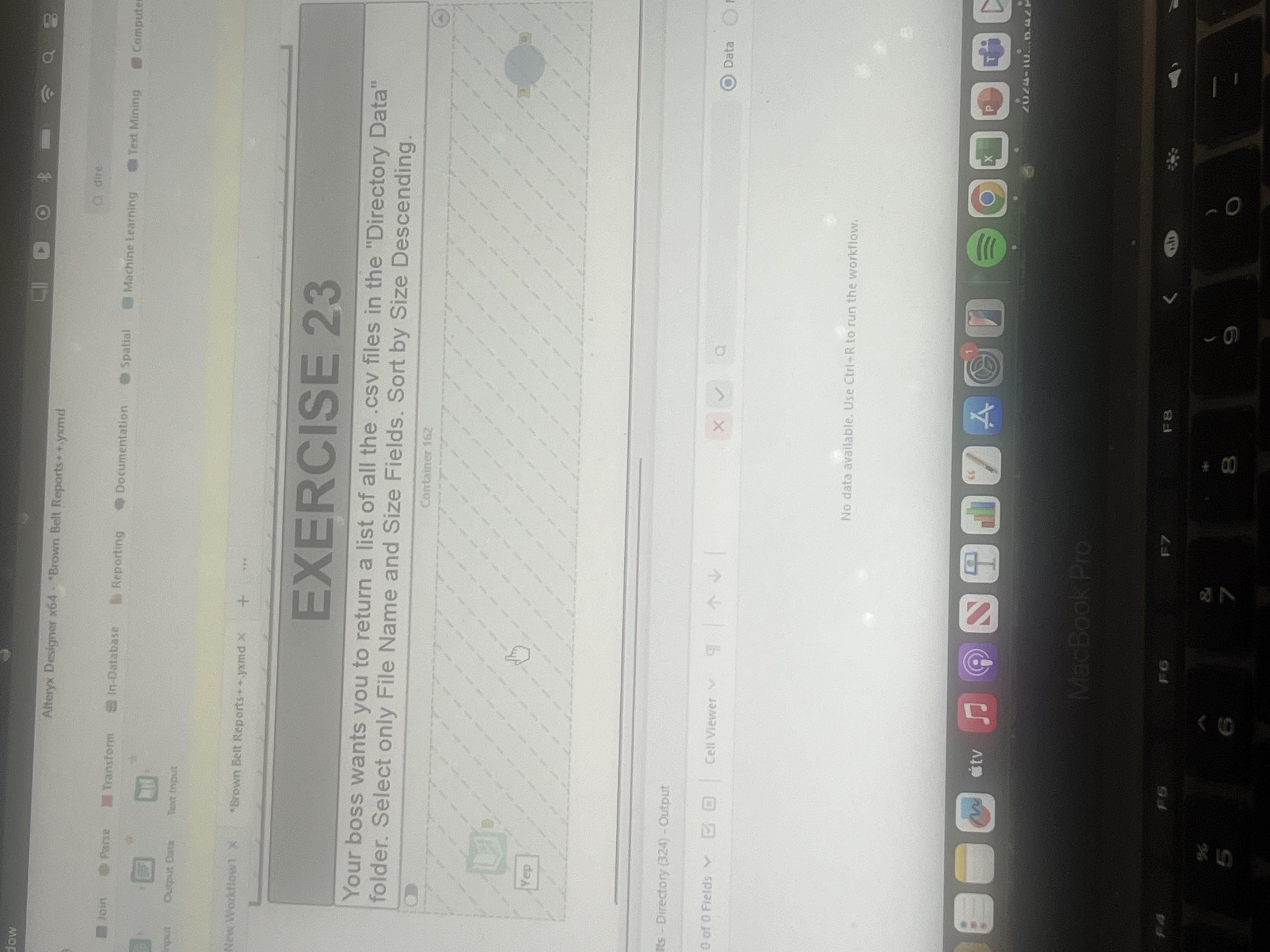 dow Alteryx Designer 6 4 - "Brown Belt Reports +
