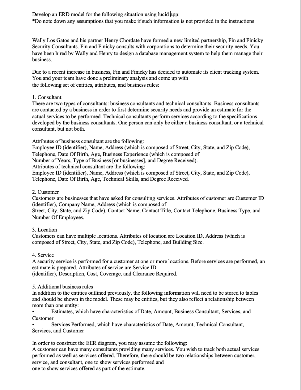 Please create an ERD model itself, not a