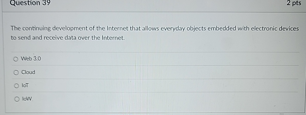 Question 3 9 The continuing development of the
