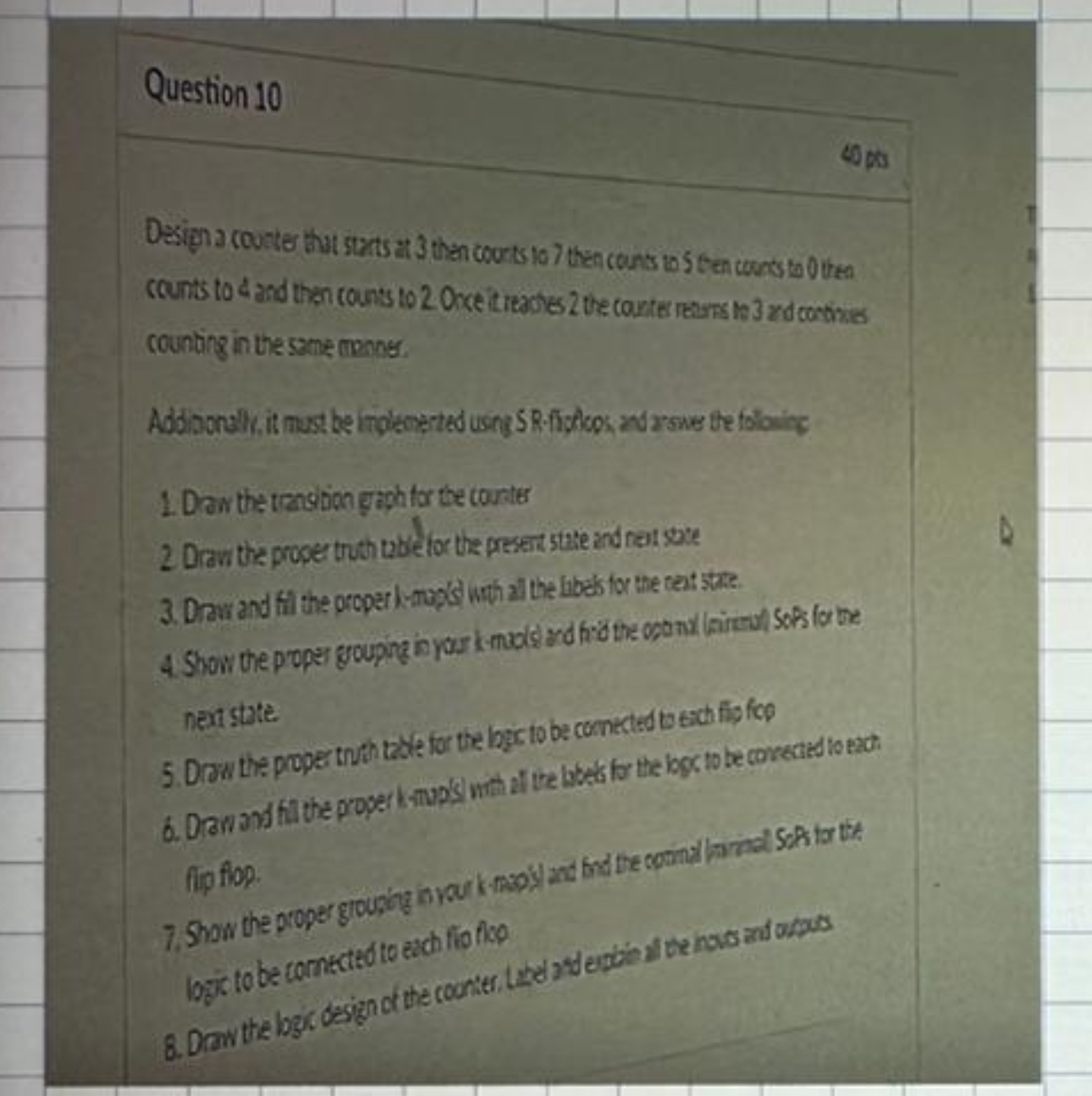 Question 1 0 4 0 0 0 countingintereme menns. Dan