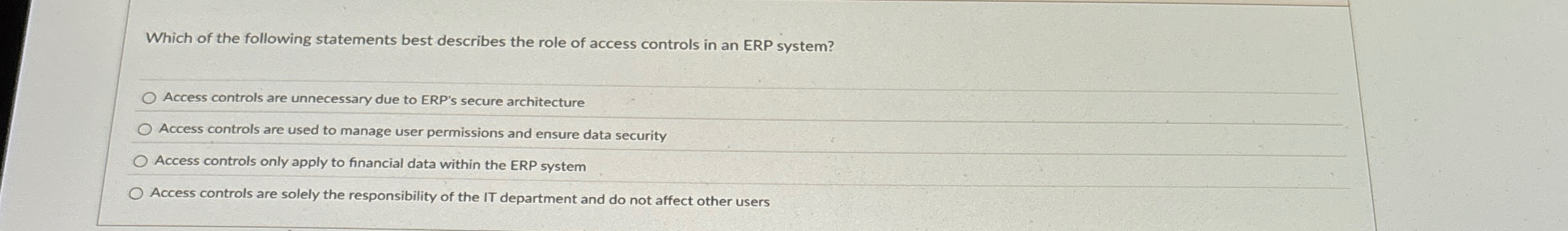 Which of the following statements best describes