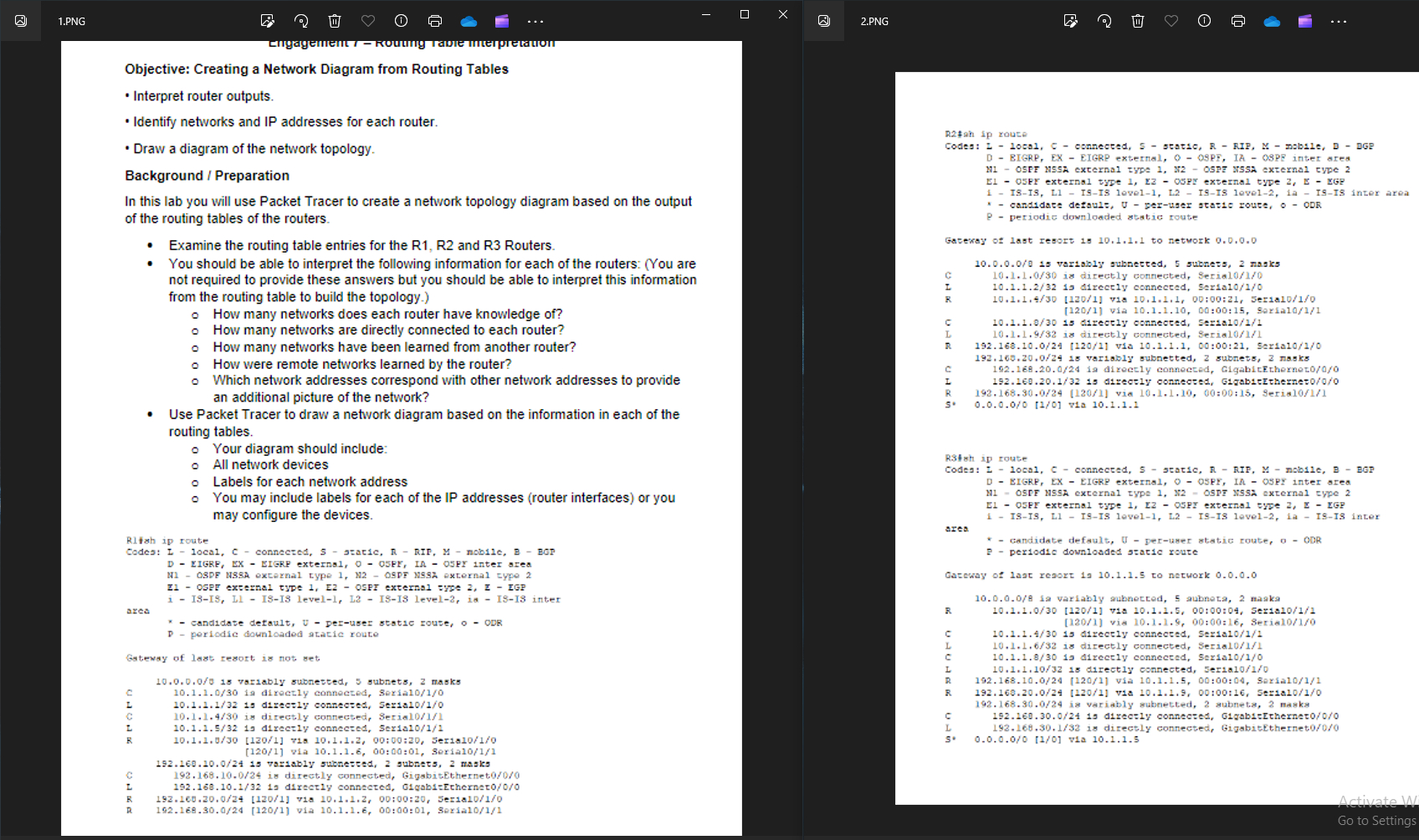 Objective: Creating a Network Diagram from