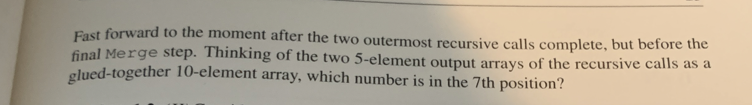 Fast forward to the moment after the two