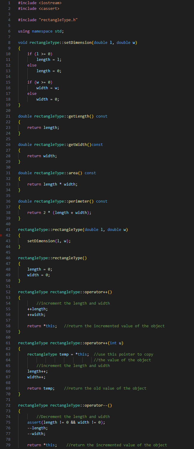 revise the client program ( main . cpp ) to test