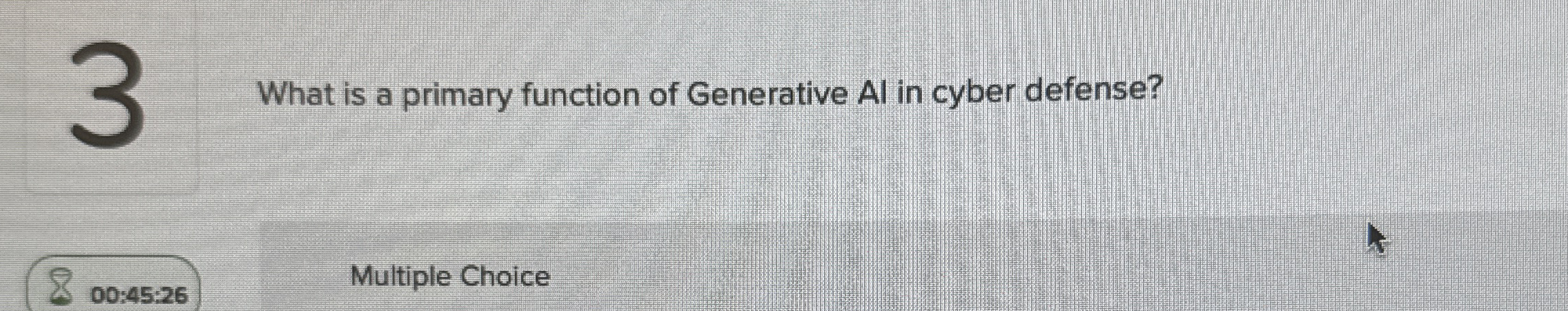 3 What is a primary function of Generative Al in