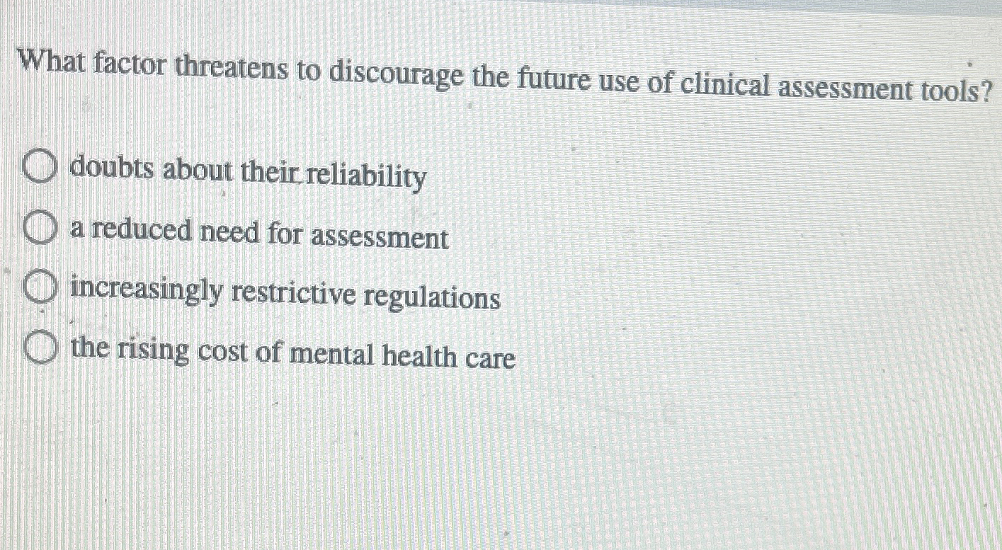 What factor threatens to discourage the future