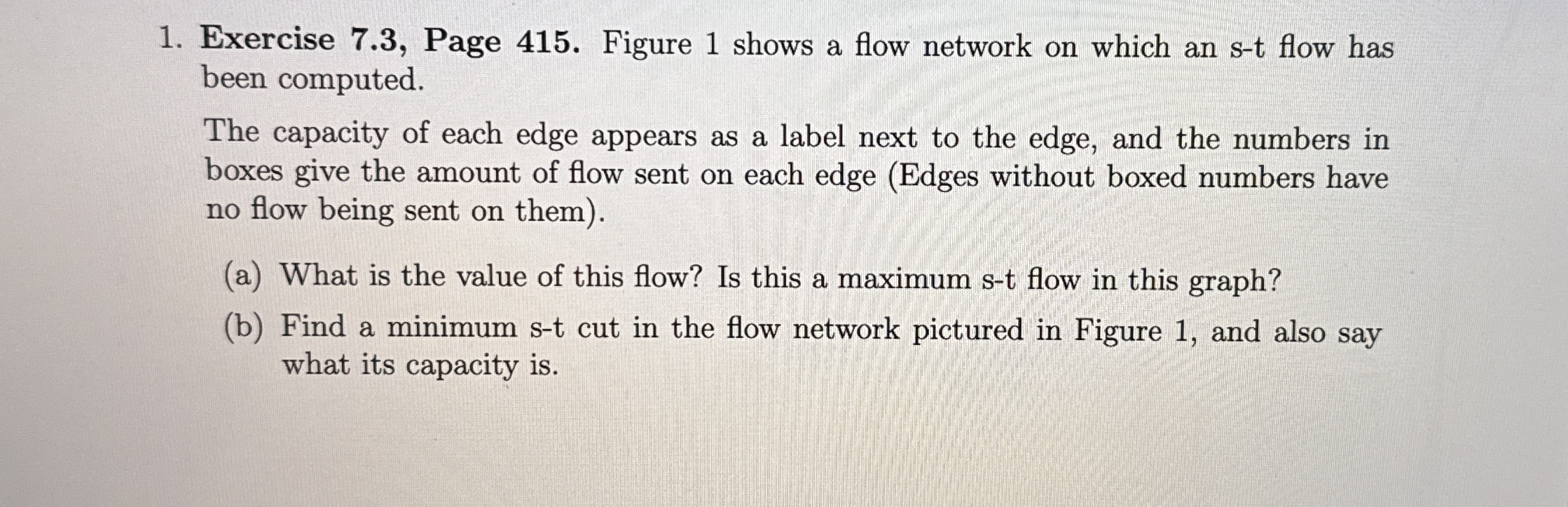 Exercise 7 . 3 , Page 4 1 5 . Figure 1 shows a