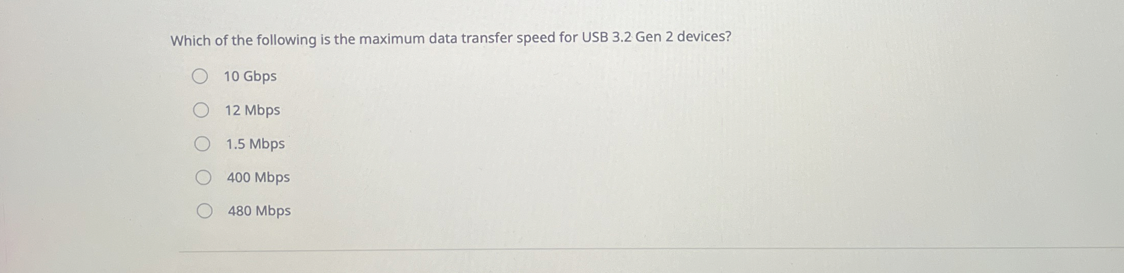 Which of the following is the maximum data