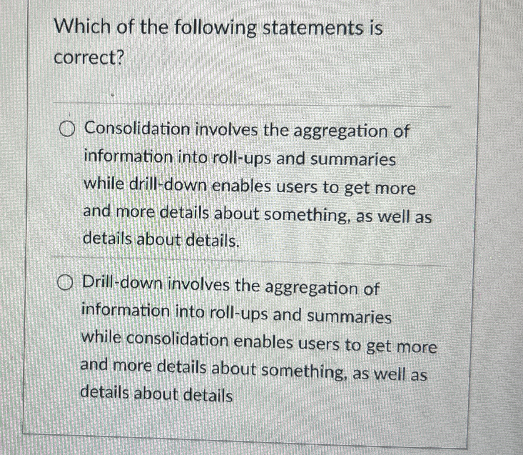 Which of the following statements is correct?