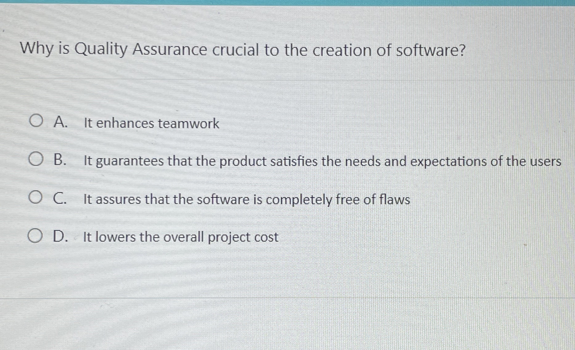 Why is Quality Assurance crucial to the creation
