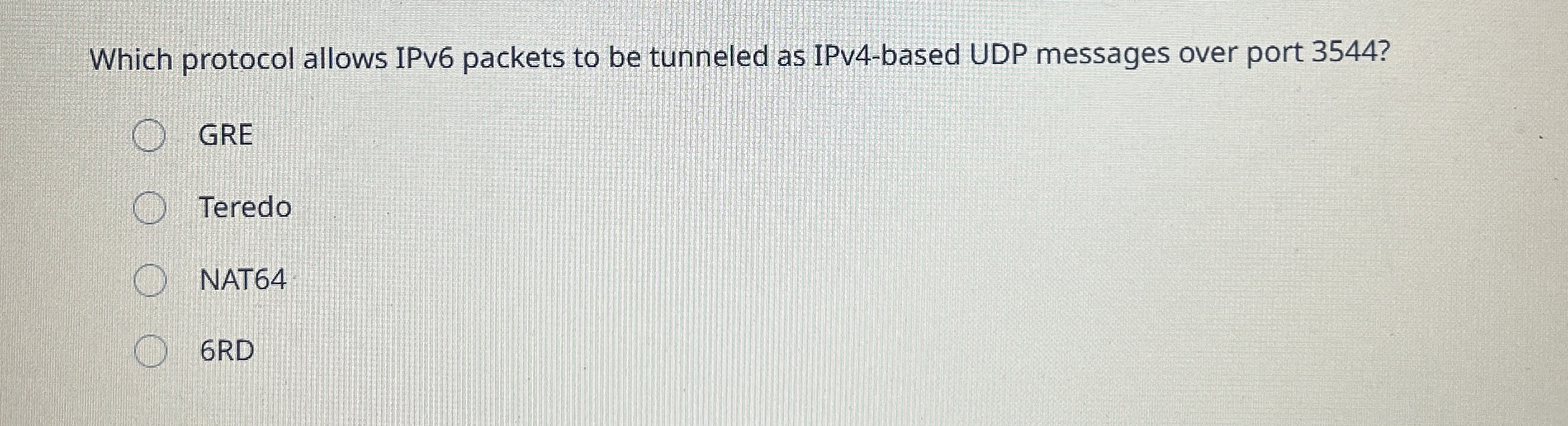 Which protocol allows IPv 6 packets to be