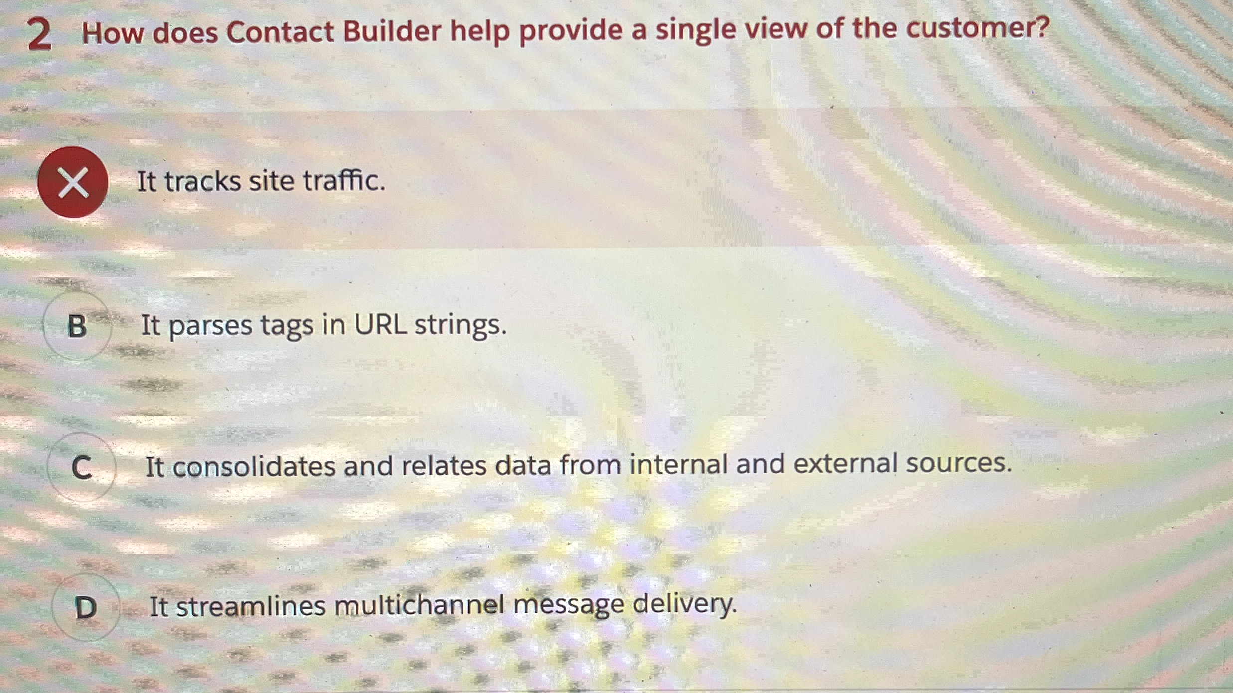 2 How does Contact Builder help provide a single