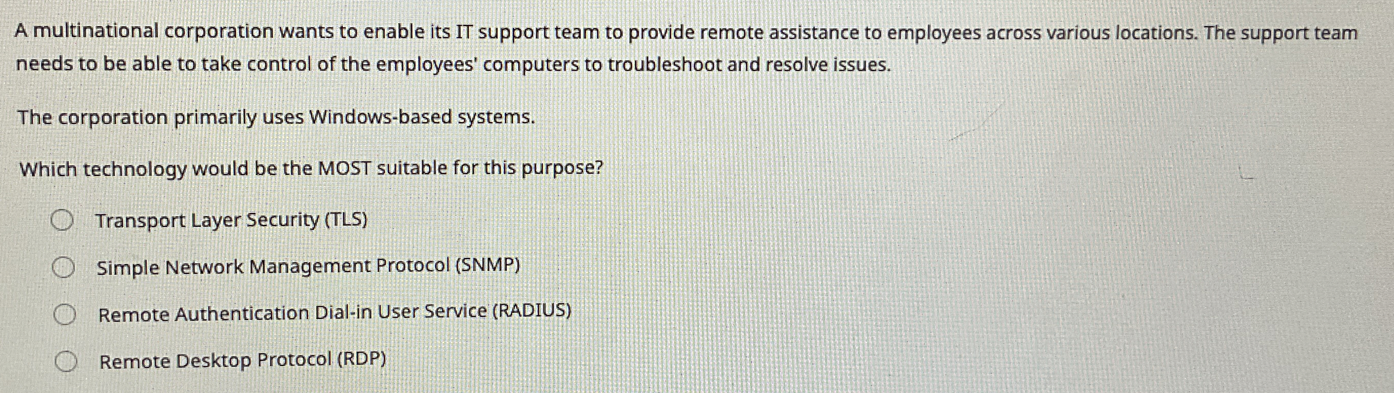 A multinational corporation wants to enable its