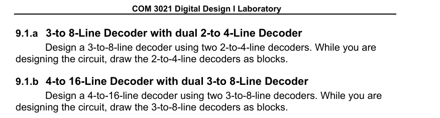 9 . 1 . a 3 - to 8 - Line Decoder with dual 2 -