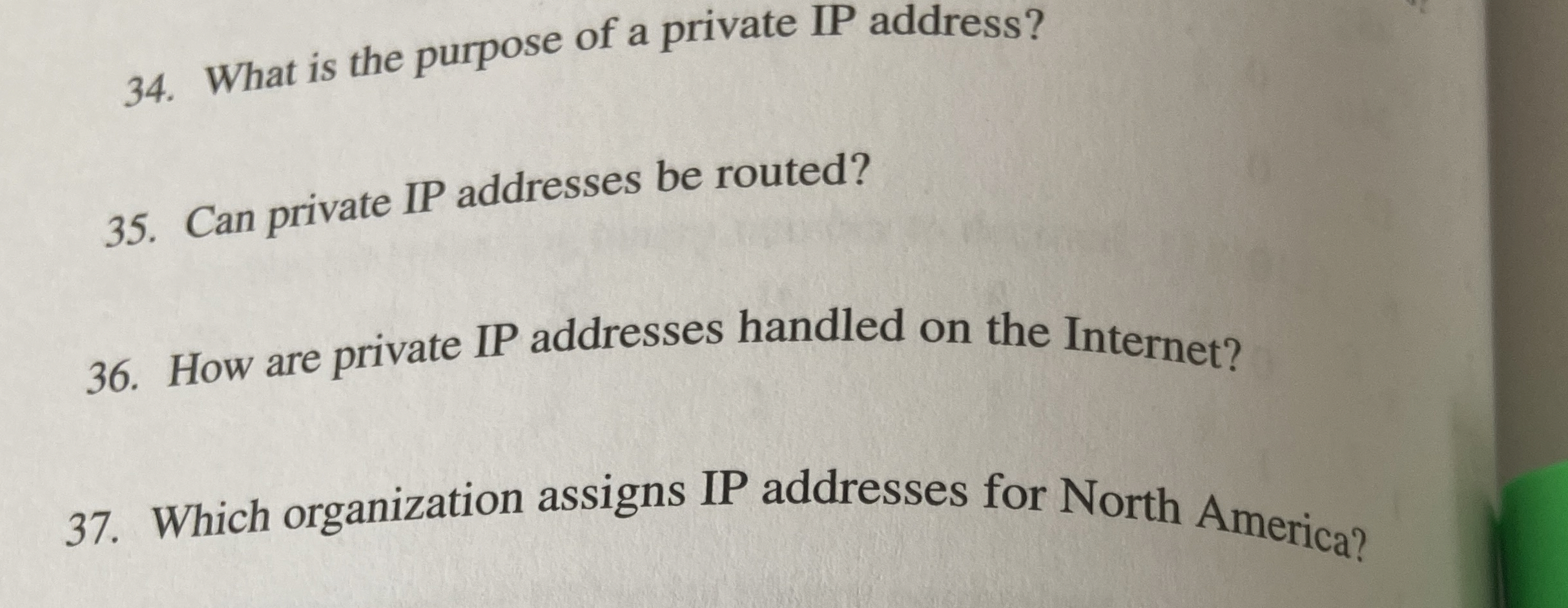 What is the purpose of a private IP address? Can