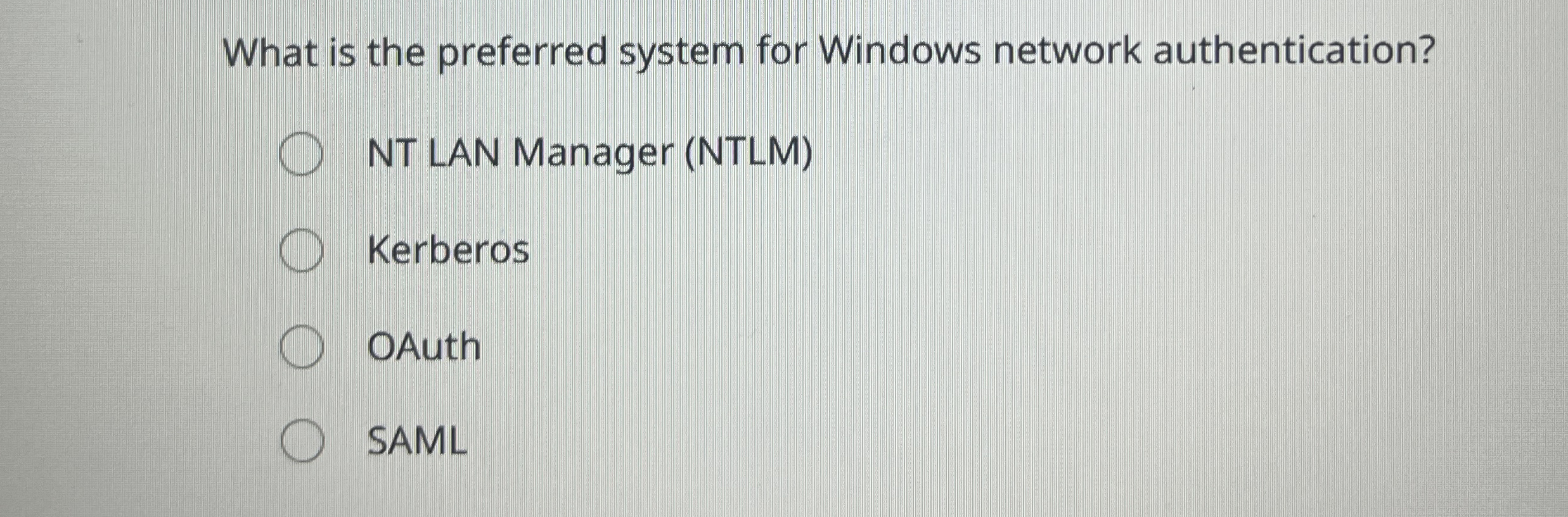 What is the preferred system for Windows network