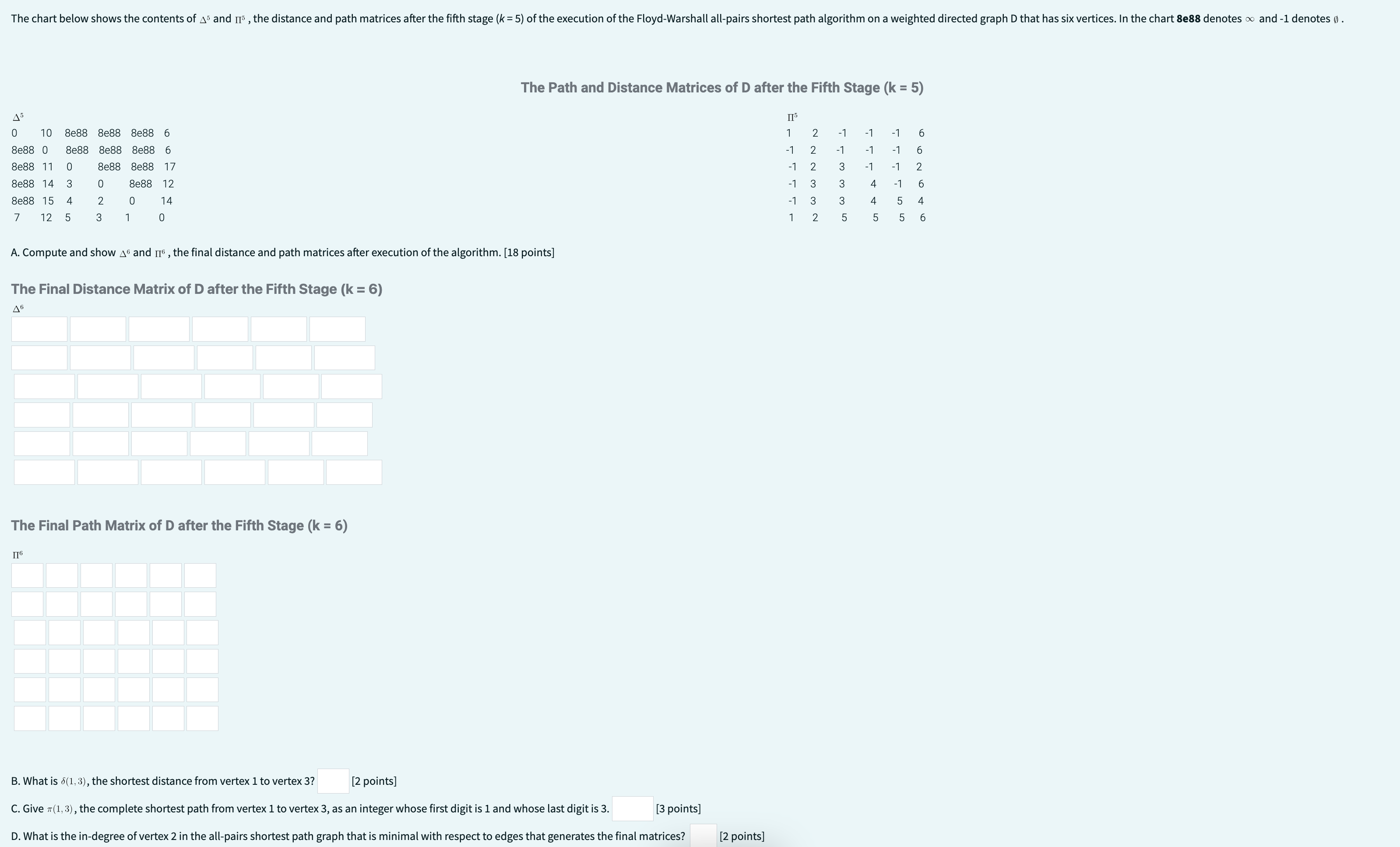 The chart below shows the contents of \ Delta ^ (