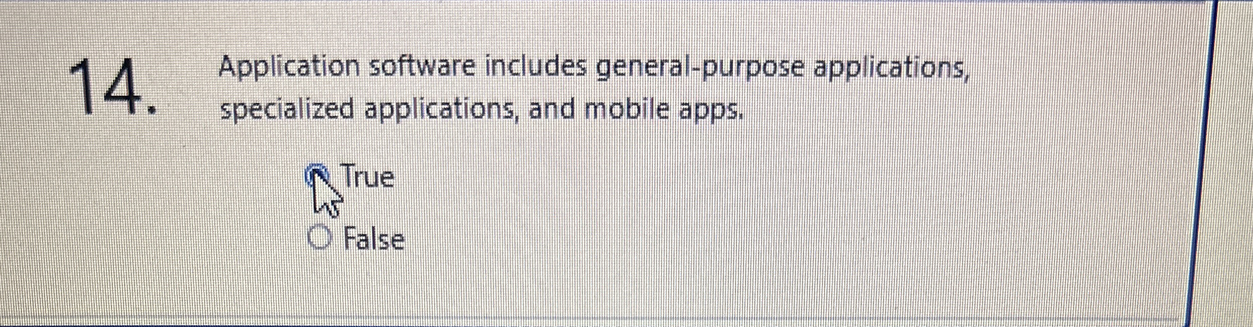 1 4 Application software includes general -