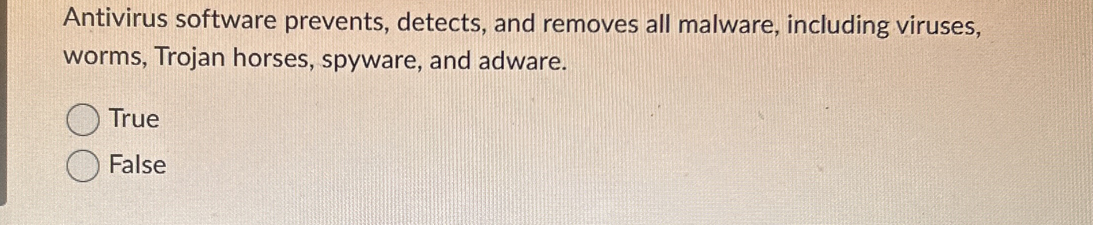 Antivirus software prevents, detects, and removes