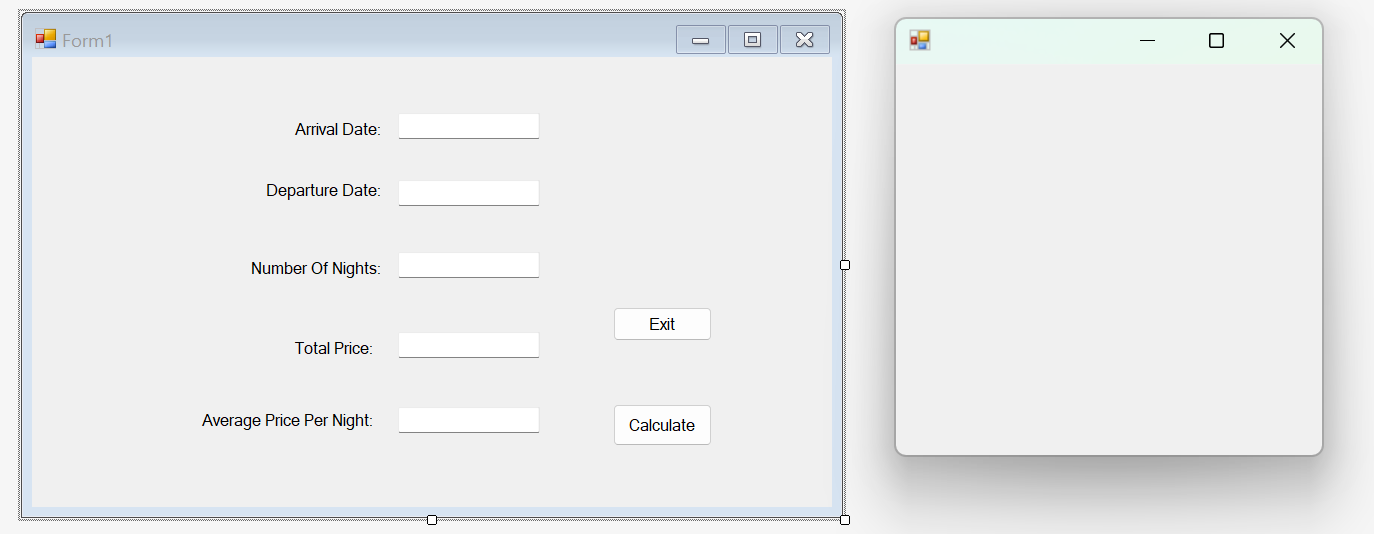 Why can't I run my form if my code is free of
