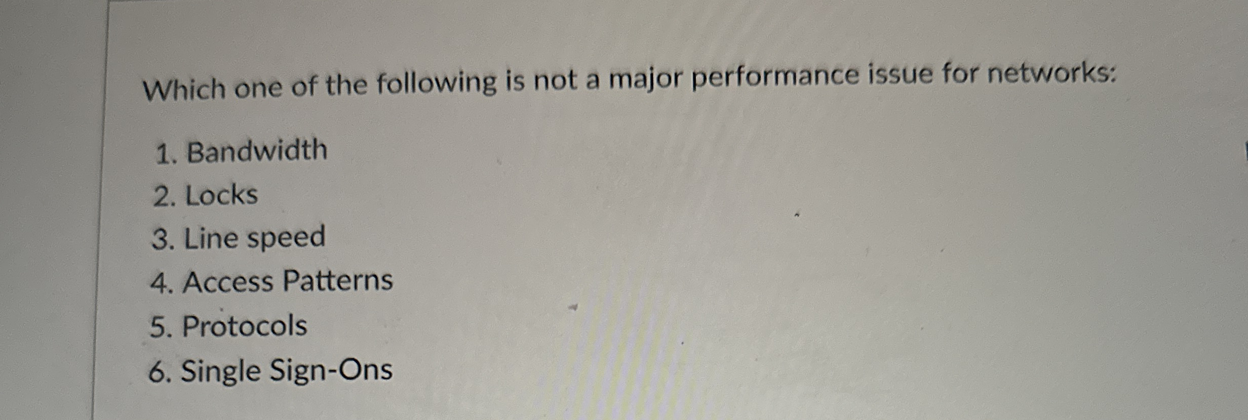 Which one of the following is not a major