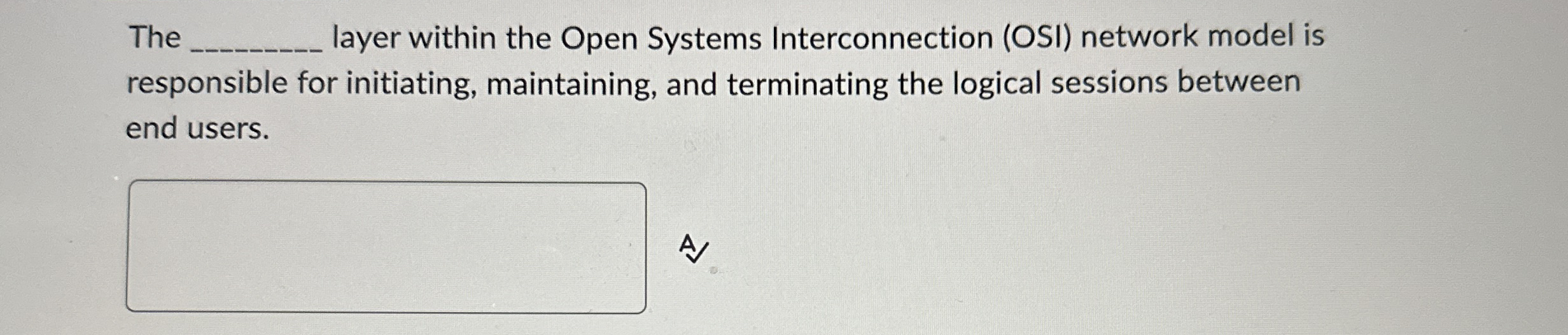 The q , layer within the Open Systems