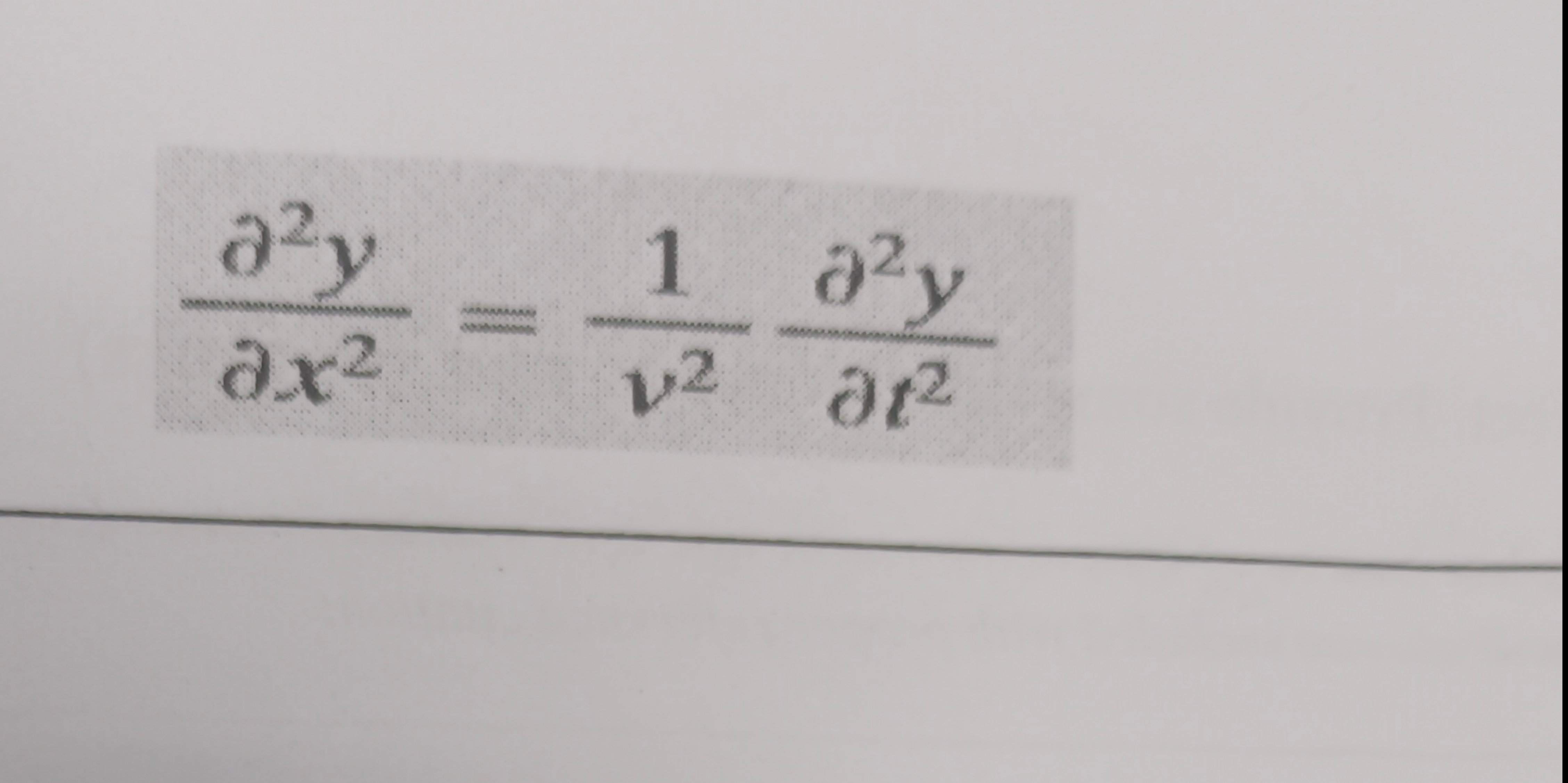 code class = "asciimath" > ( del ^ ( 2 ) y ) / (