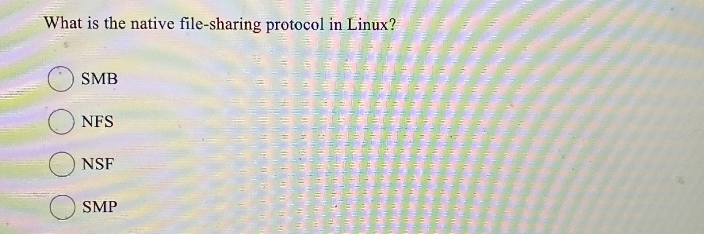 What is the native file - sharing protocol in