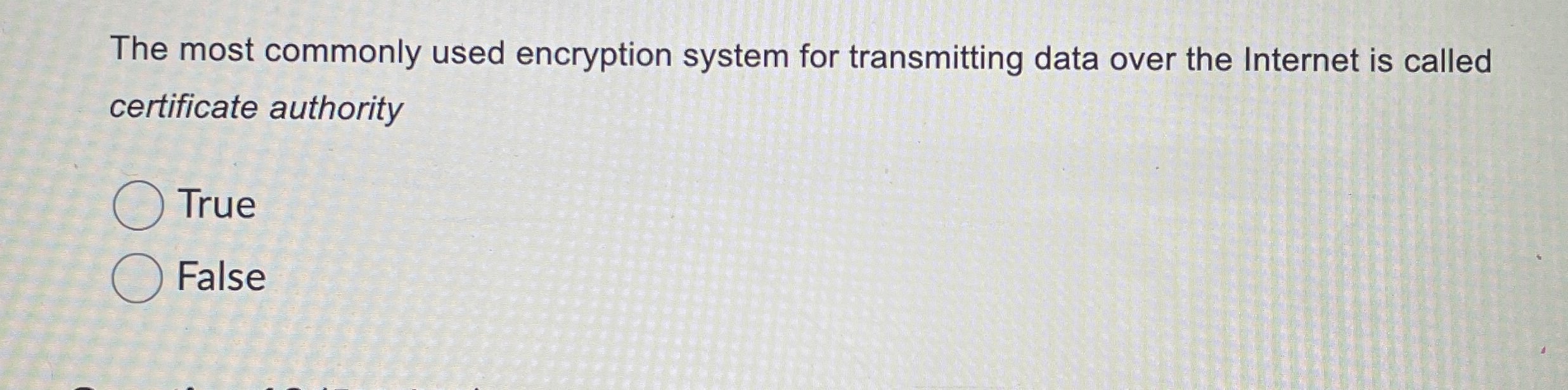 The most commonly used encryption system for