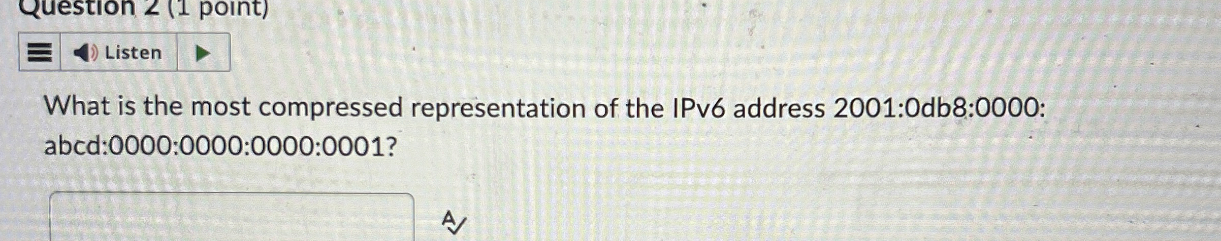 Listen What is the most compressed representation