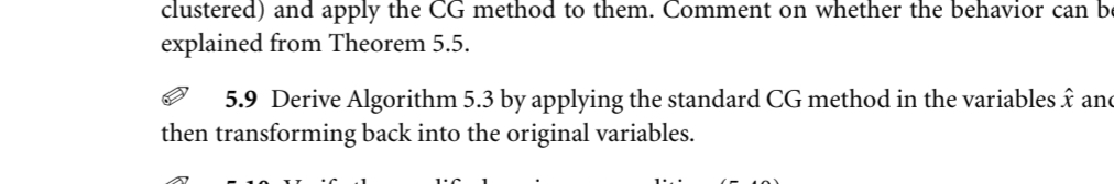 5 . 9 Derive Algorithm 5 . 3 by applying the