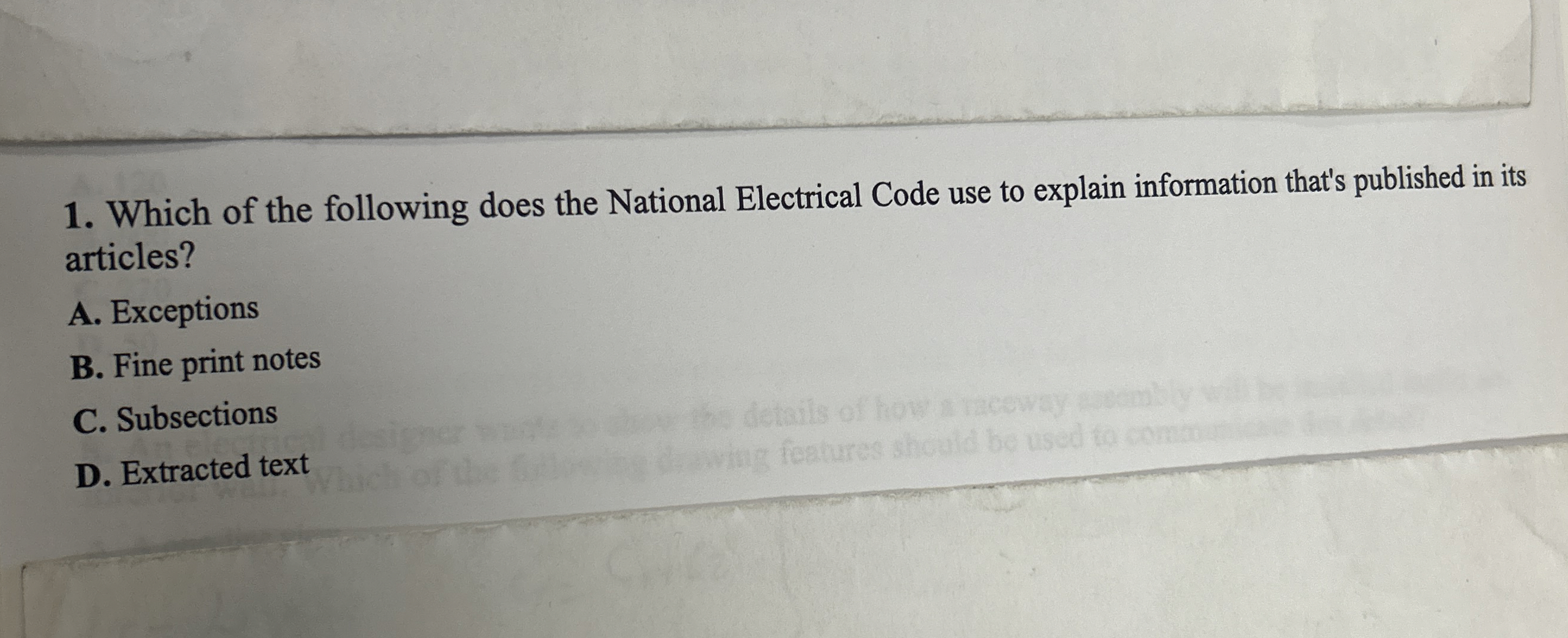 Which of the following does the National