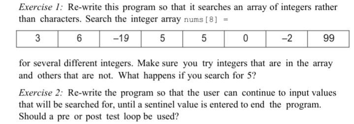 c + + / / Exercise 1 : Re - write this program so