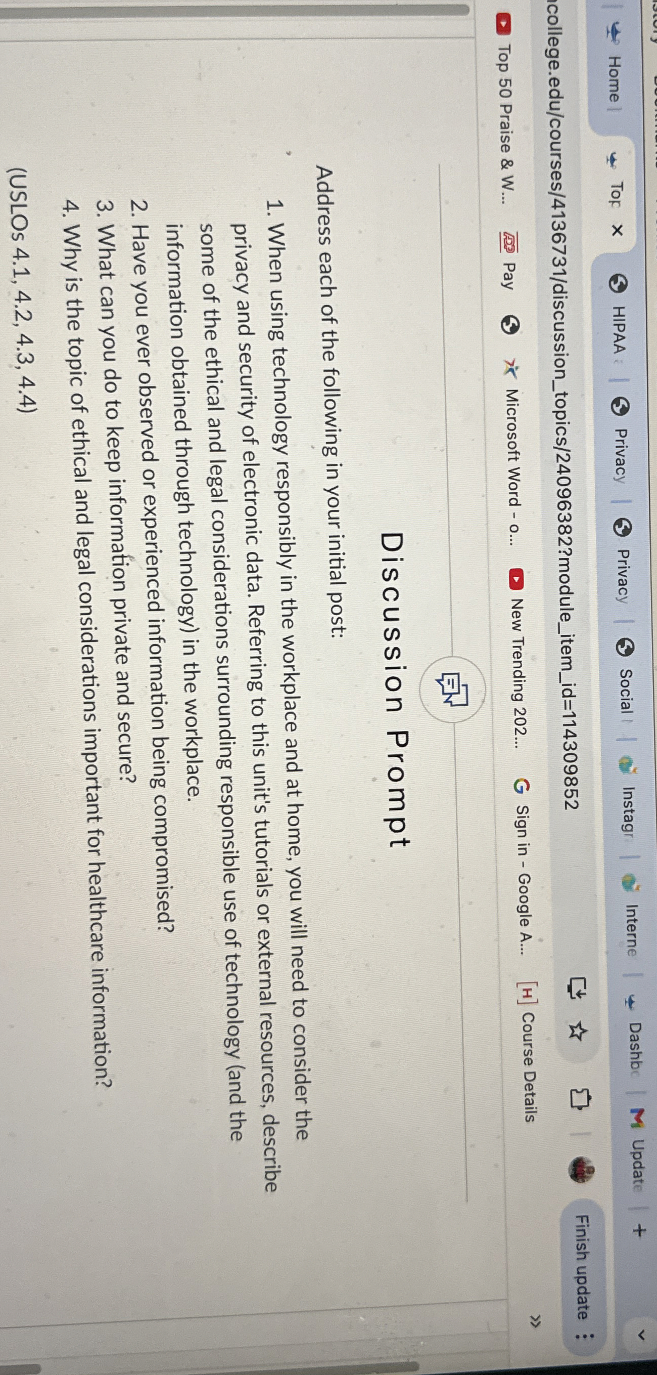 Home Tof HIPAA Privacy Privacy Social Instagr