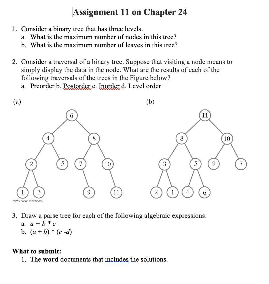 | Assignment 1 1 on Chapter 2 4 Consider a binary
