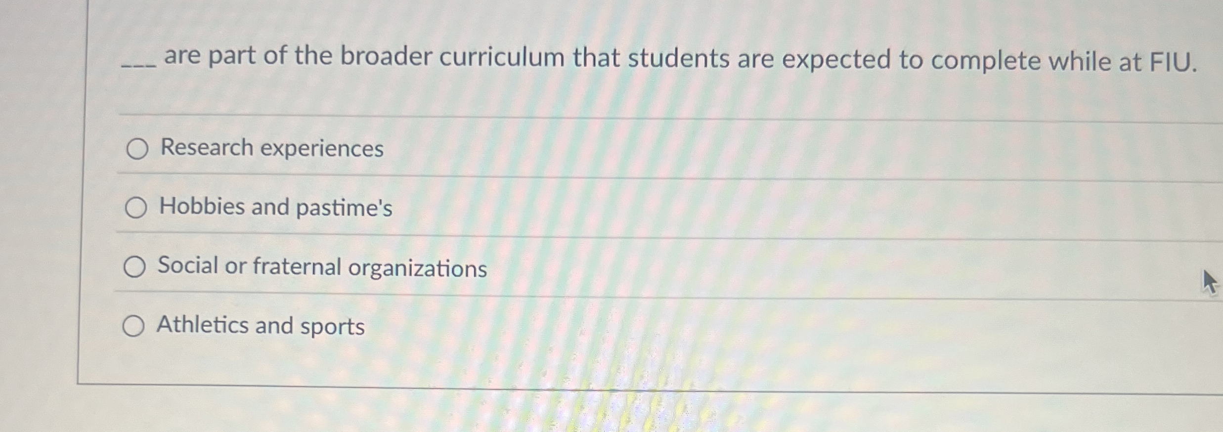 q , are part of the broader curriculum that