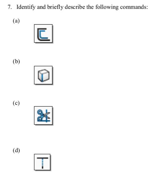 Identify and briefly describe the following
