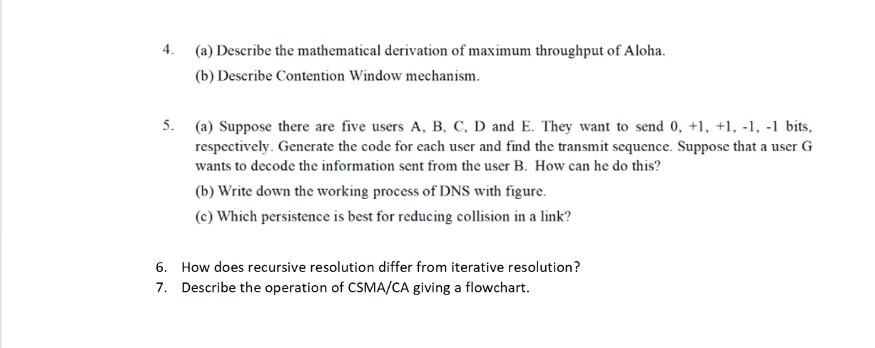 ( a ) Describe the mathematical derivation of