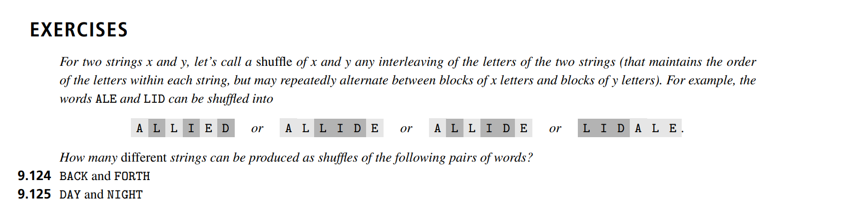 Discrete Structures II Counting Can anyone solve