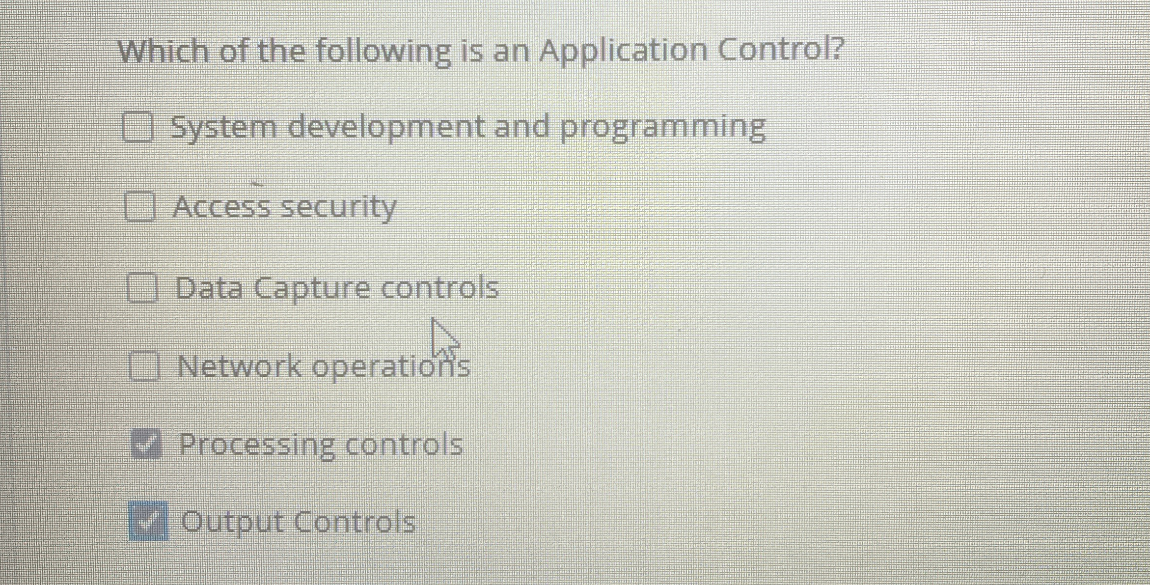 Which of the following is an Application Control?
