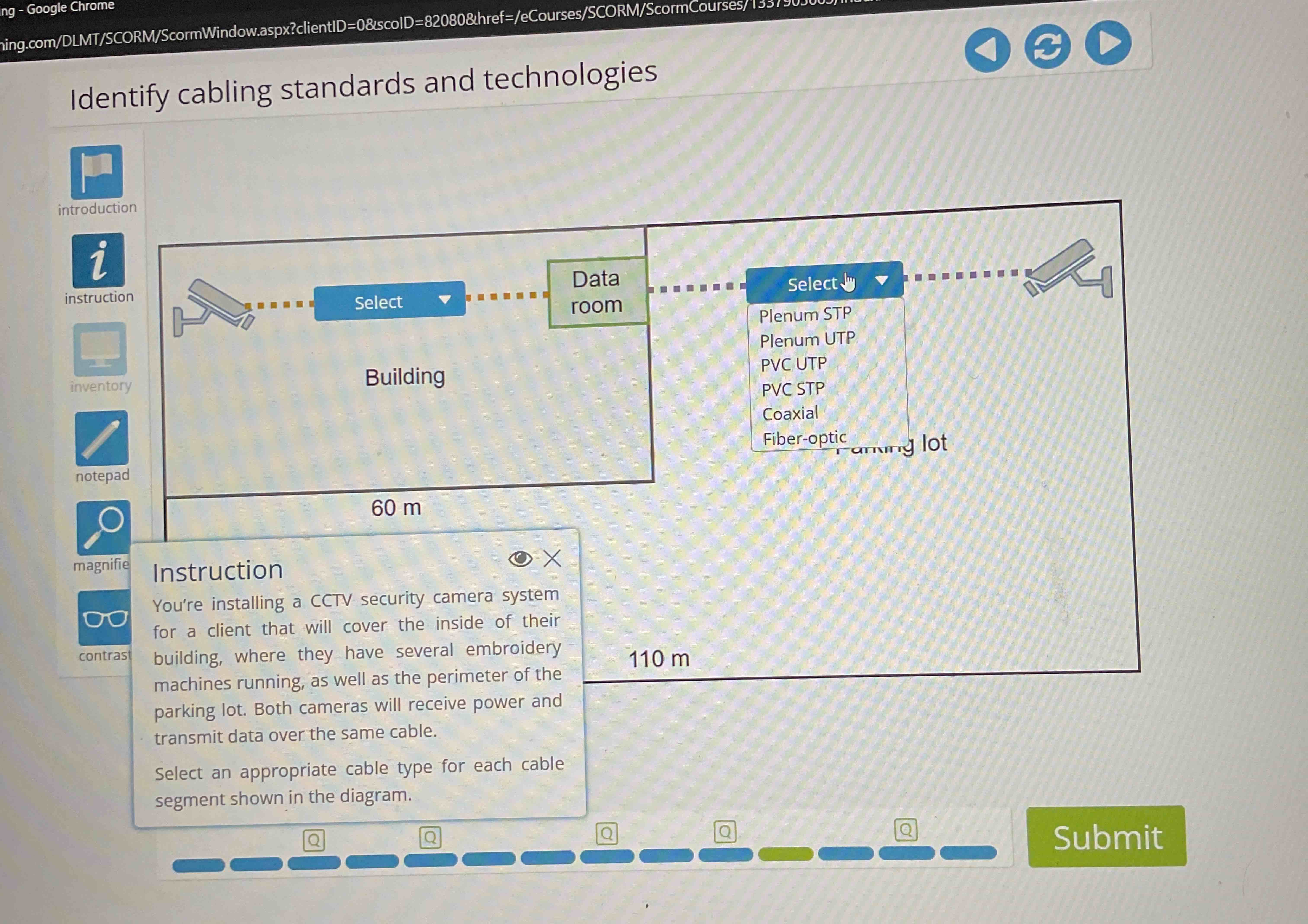 Identify cabling standards and technologies