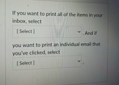 If you want to print all of the items in your