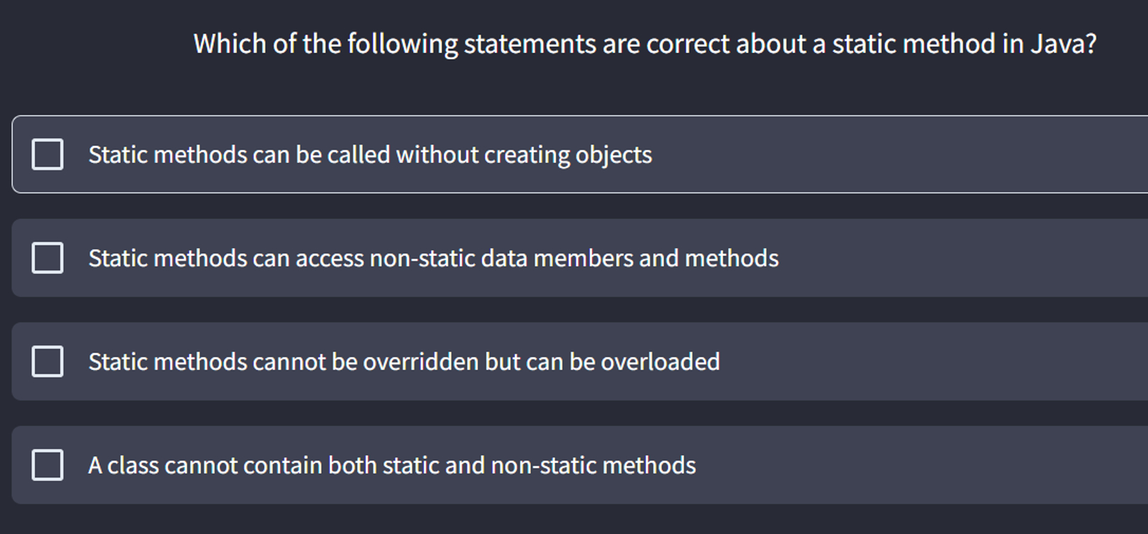 Which of the following statements are correct